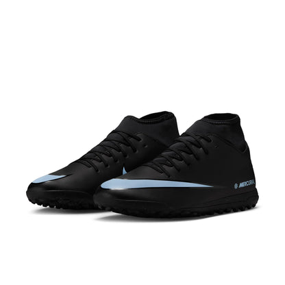Nike Zoom Mercurial Superfly 10 Club TF Turf Soccer Cleat Black/Ice Blue