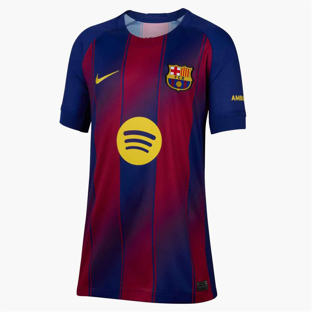 Kid's Replica Nike Barcelona Home Jersey 25/26