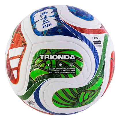 adidas FIFA World Cup 2026™ Trionda Pro Official Match Soccer Ball - White/Blue/Red/Green - The Art of Soccer Shop
