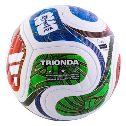 adidas Trionda Competition FIFA World Cup 2026™ Soccer Ball - White/Blue/Red/Green - The Art of Soccer Shop