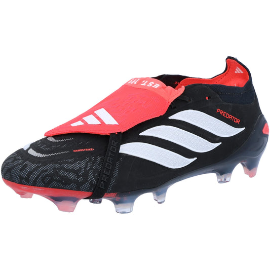 adidas Predator Elite FT FG Firm Ground Soccer Cleat Core Black/White/Lucid Red - The Art of Soccer Shop
