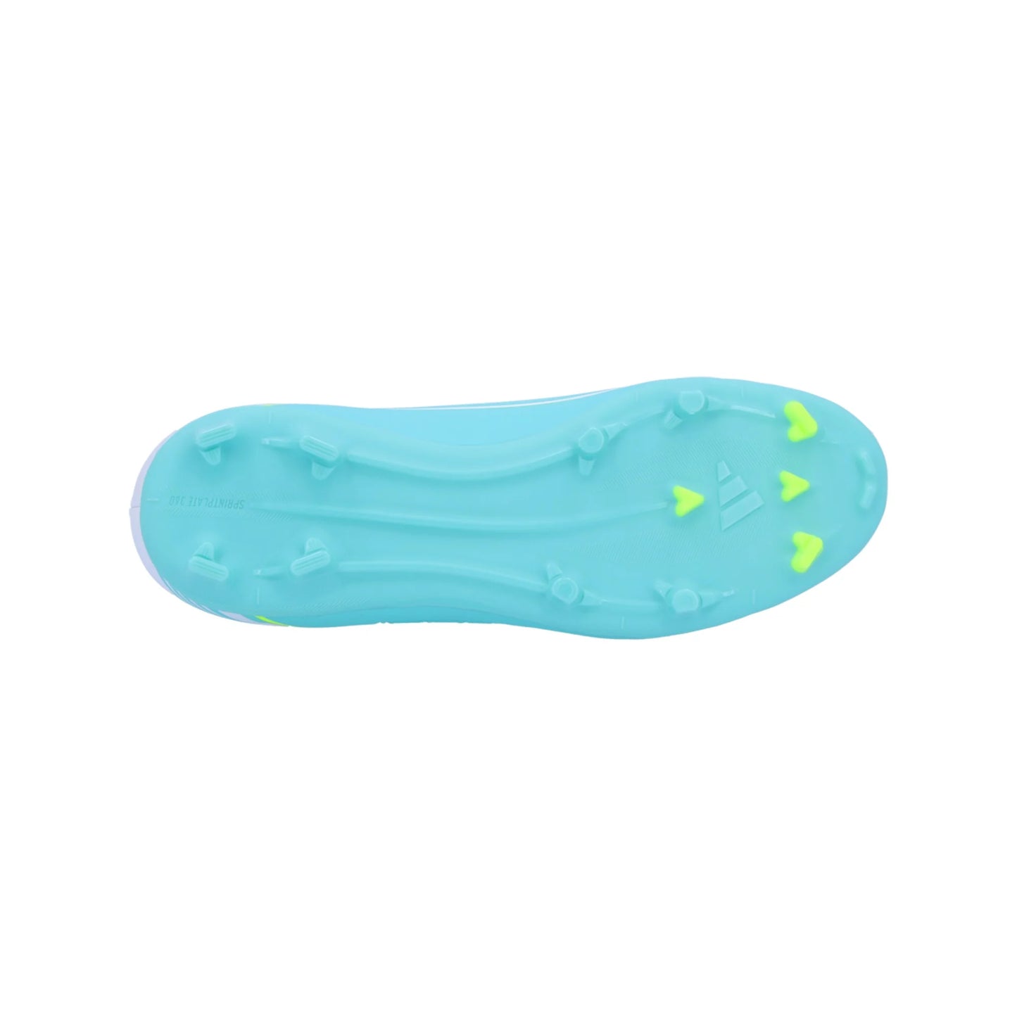 adidas F50 League Messi FG/MG Junior Firm Ground Soccer Cleat White/Lucid Pink/Aqua Blue - The Art of Soccer Shop