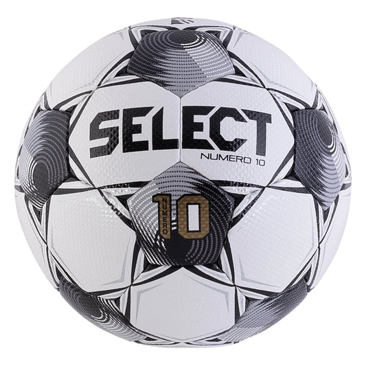 Select Numero 10 NFHS v25 Soccer Ball - White/Black - The Art of Soccer Shop