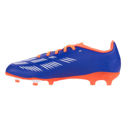 adidas Predator League Low FG Junior Firm Ground Soccer Cleat Lucid Blue/White/Solar Red - The Art of Soccer Shop