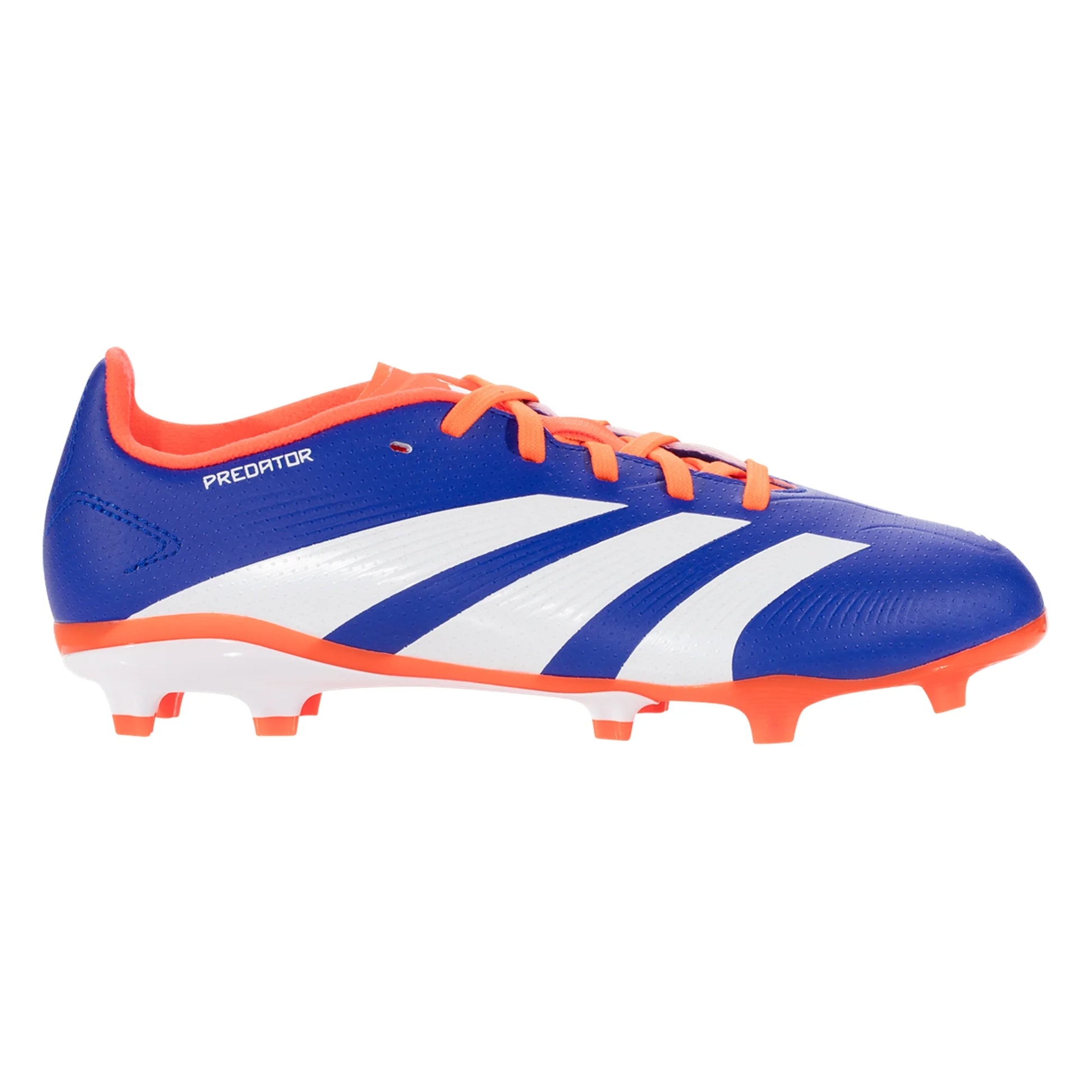 adidas Predator League Low FG Junior Firm Ground Soccer Cleat Lucid Blue/White/Solar Red - The Art of Soccer Shop