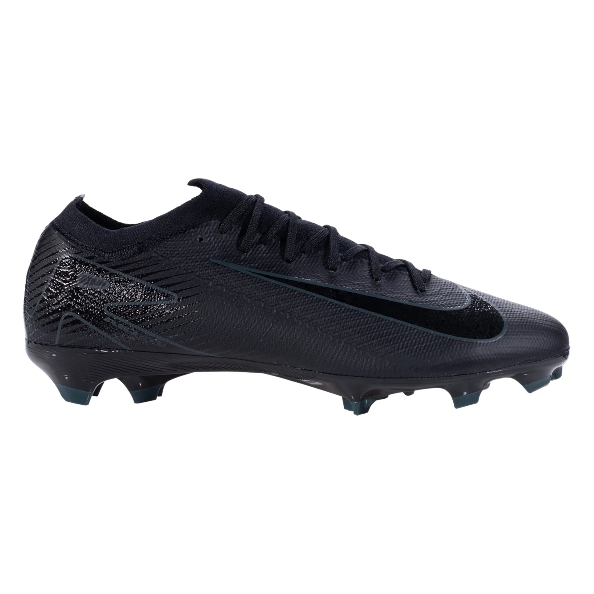 Nike Zoom Mercurial Vapor 16 Pro FG Firm Ground Soccer Cleat Black/Black/Deep Jungle - The Art of Soccer Shop
