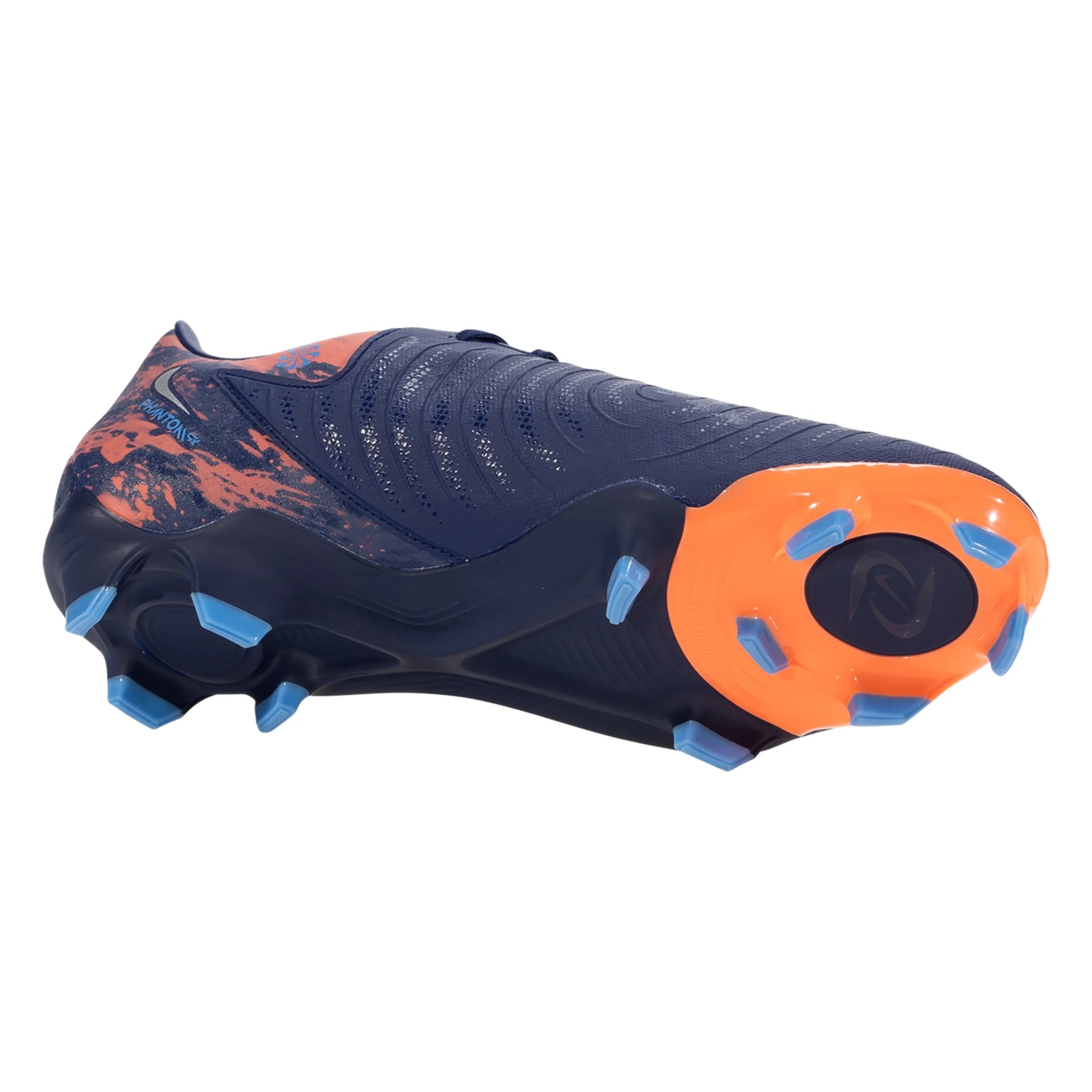 Nike Phantom GX II Academy Haaland FG/AG Firm Ground Soccer Cleat Blue Void/Chrome - The Art of Soccer Shop