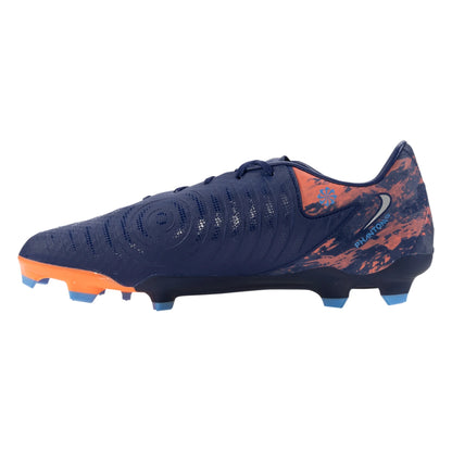 Nike Phantom GX II Academy Haaland FG/AG Firm Ground Soccer Cleat Blue Void/Chrome - The Art of Soccer Shop