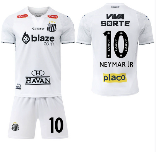Santos Neymar Jr 25/26 Youth Home Kit - The Art of Soccer Shop