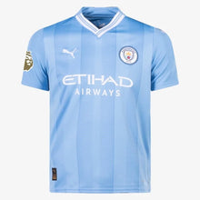 Load image into Gallery viewer, Kid&#39;s Replica Puma Haaland Manchester City Home Jersey 23/24
