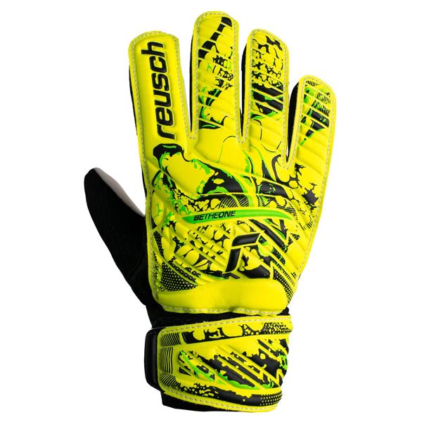 Reusch Jr. Attrakt Solid Goalkeeper Gloves (Safety Yellow/Black)Reusch Jr. Attrakt Solid Goalkeeper Gloves (Safety Yellow/Black) REUSCH JR. ATTRAKT SOLID GOALKEEPER GLOVES (SAFETY YELLOW/BLACK