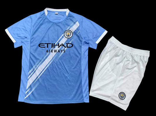 Manchester City 25/26 Youth Home Kit - The Art of Soccer Shop