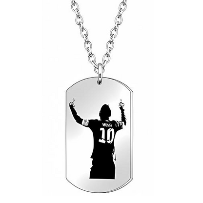 Soccer Dog Tag Necklaces - The Art of Soccer Shop