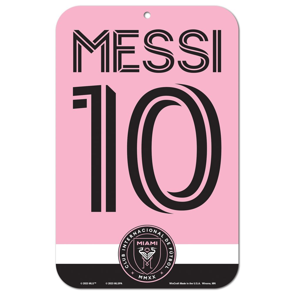 INTER MIAMI CF PLASTIC SIGN 11