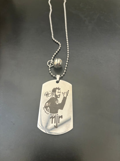 Soccer Dog Tag Necklaces - The Art of Soccer Shop
