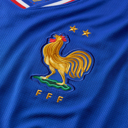 NIKE MEN'S FRANCE 2024/25 HOME JERSEY BLUE/RED - The Art of Soccer Shop