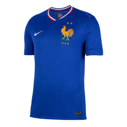 NIKE MEN'S FRANCE 2024/25 HOME JERSEY BLUE/RED - The Art of Soccer Shop