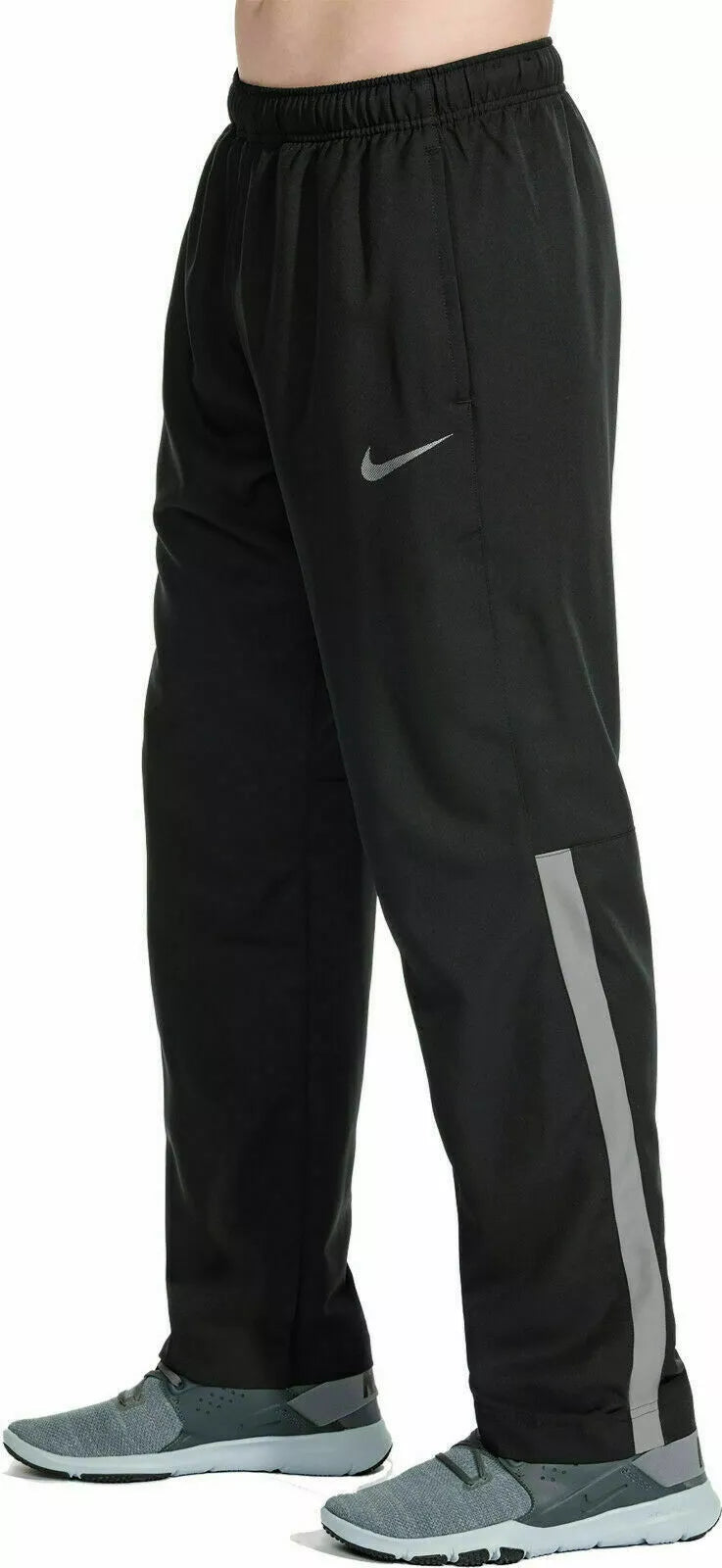 Nike Dri-FIT Woven Team Training Pants AJ3373 020 Black/Anthracite