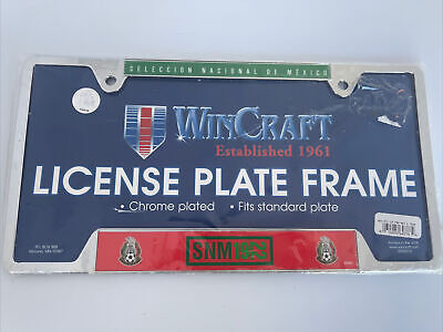 Mexico License Plate Frame Chrome Plated
