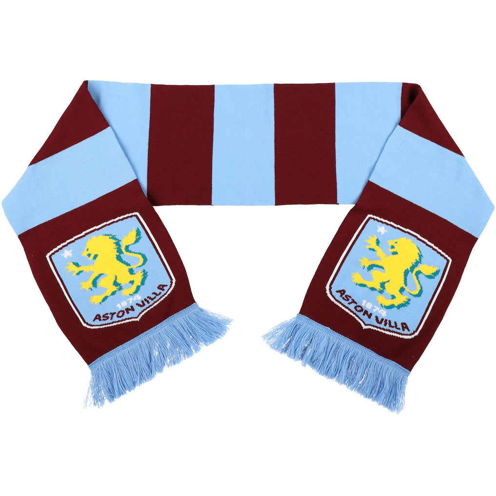 Aston Villa Scarf by Villans - The Art of Soccer Shop