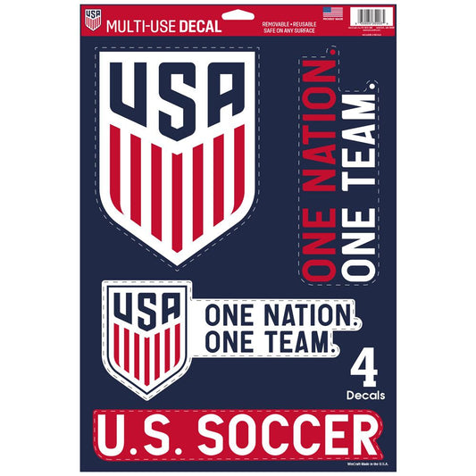 US SOCCER - NATIONAL TEAM MULTI-USE DECAL 11" X 17"