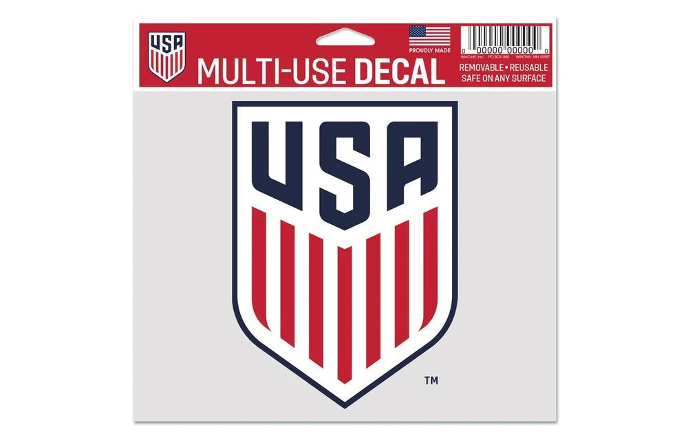 Wincraft WinCraft US Soccer National Team 5'' x 6'' Multi-Use Decal - Clear Background