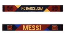 Load image into Gallery viewer, FC Barcelona Messi Facet Reversible Fan Scarf - The Art of Soccer Shop
