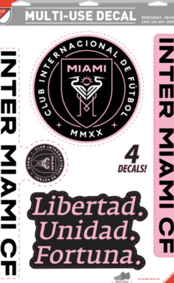 Inter Miami MLS Wall Clings - The Art of Soccer Shop