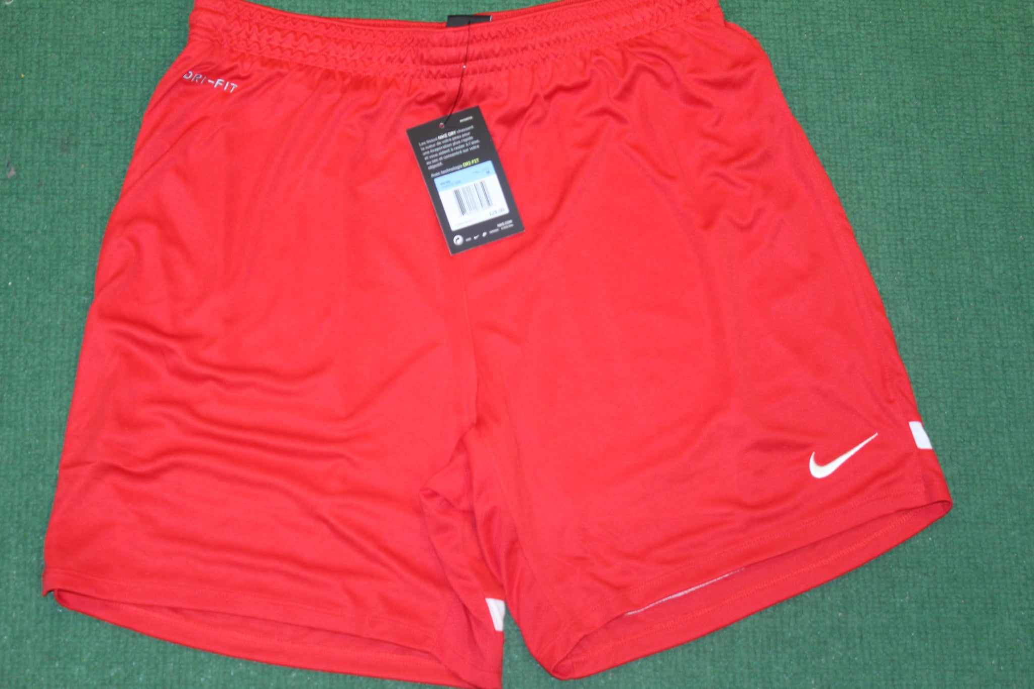 Nike Mens Red Soccer Shorts with Liner – The Art of Soccer Shop