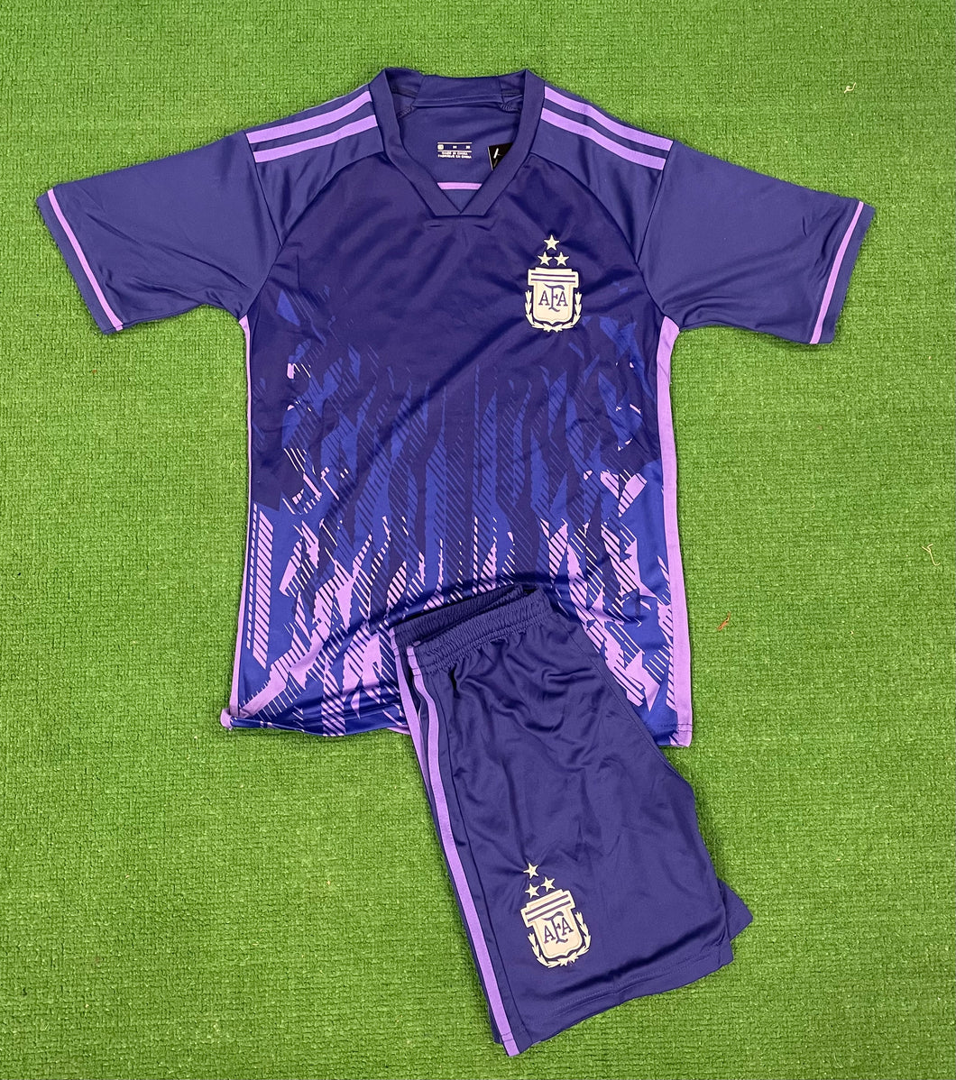 Argentina World Cup Youth Away Kit (3 Stars)