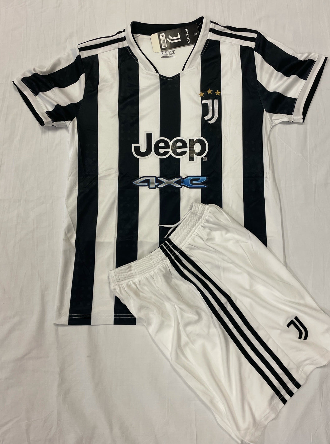 Juventus 21/22 Kids Home Soccer Uniform - The Art of Soccer Shop