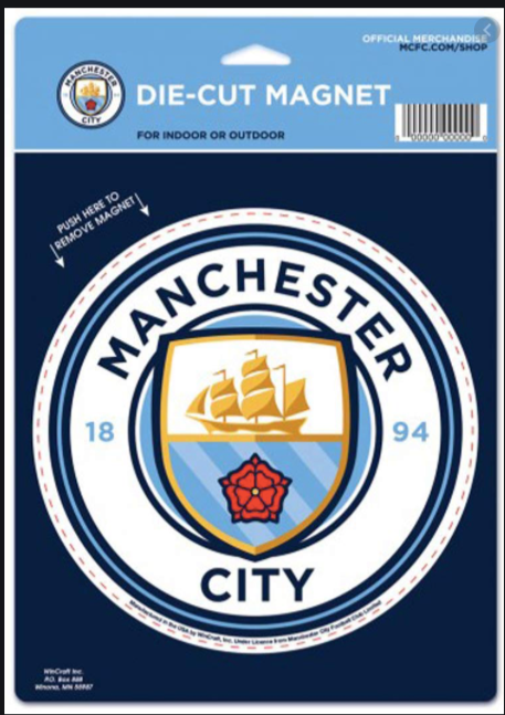 Manchester City Magnet - The Art of Soccer Shop