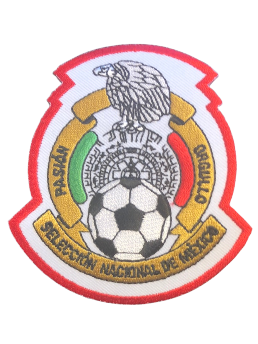 Mexico White/Red Soccer Patch - The Art of Soccer Shop
