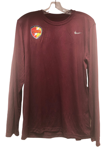 Mens Chargers Maroon Nike LS - The Art of Soccer Shop