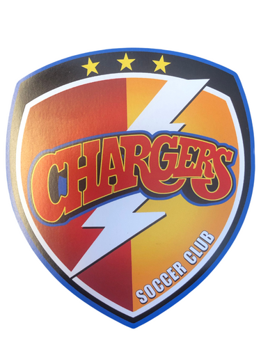Chargers Soccer Club Sticker - The Art of Soccer Shop