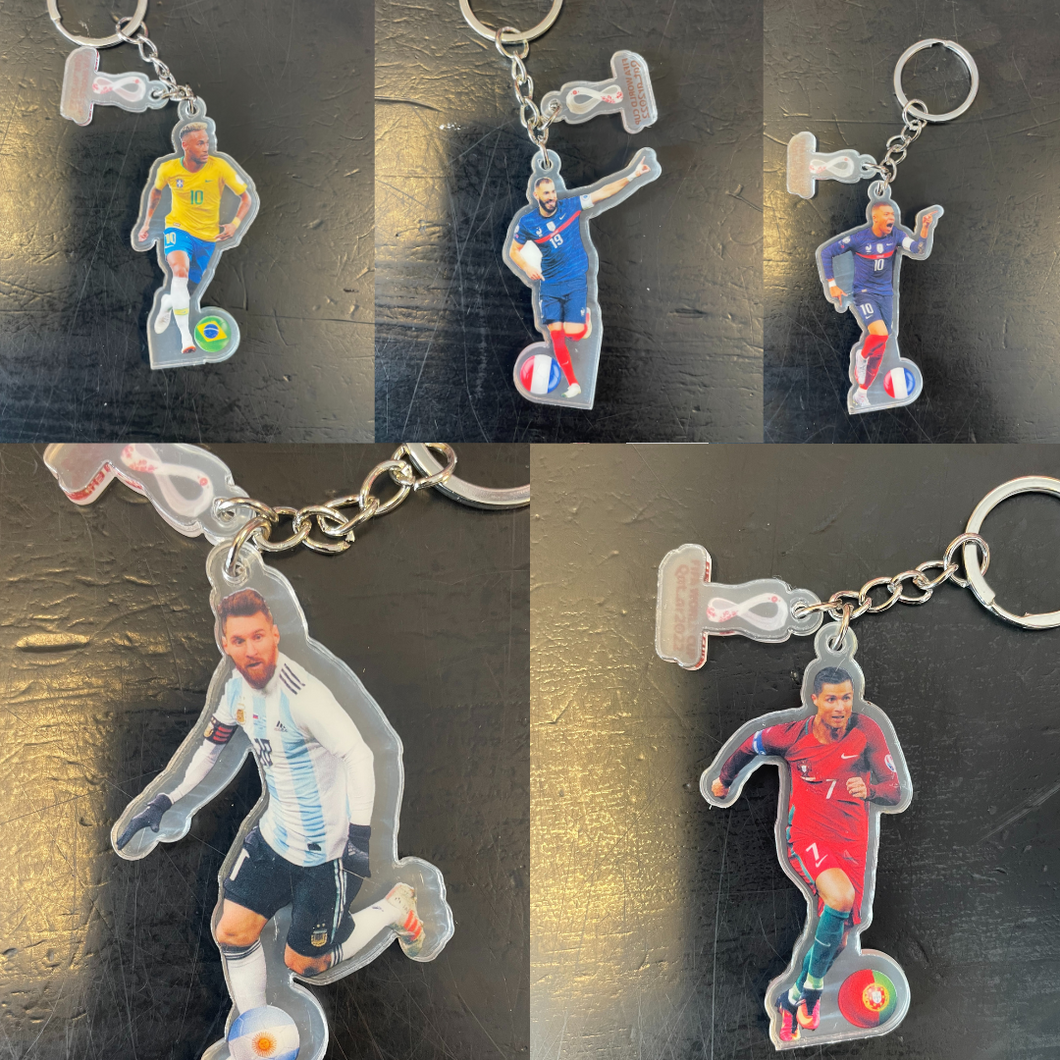 2022 World Cup Player Keychains