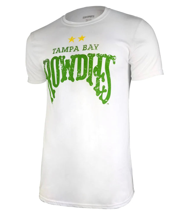 Rowdies White Graphic T-Shirt