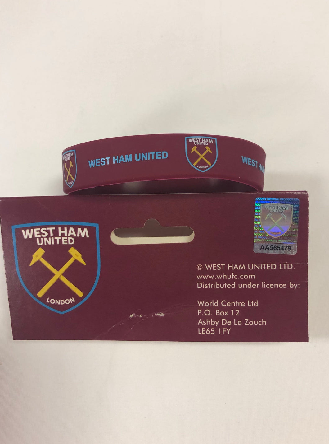 West Ham Soccer Bracelet