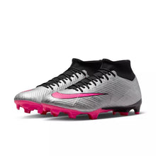 Load image into Gallery viewer, Nike Zoom Mercurial Superfly 9 Academy XXV MG &quot;Metallic Silver/Hyper Pink&quot; Men&#39;s Soccer Cleat
